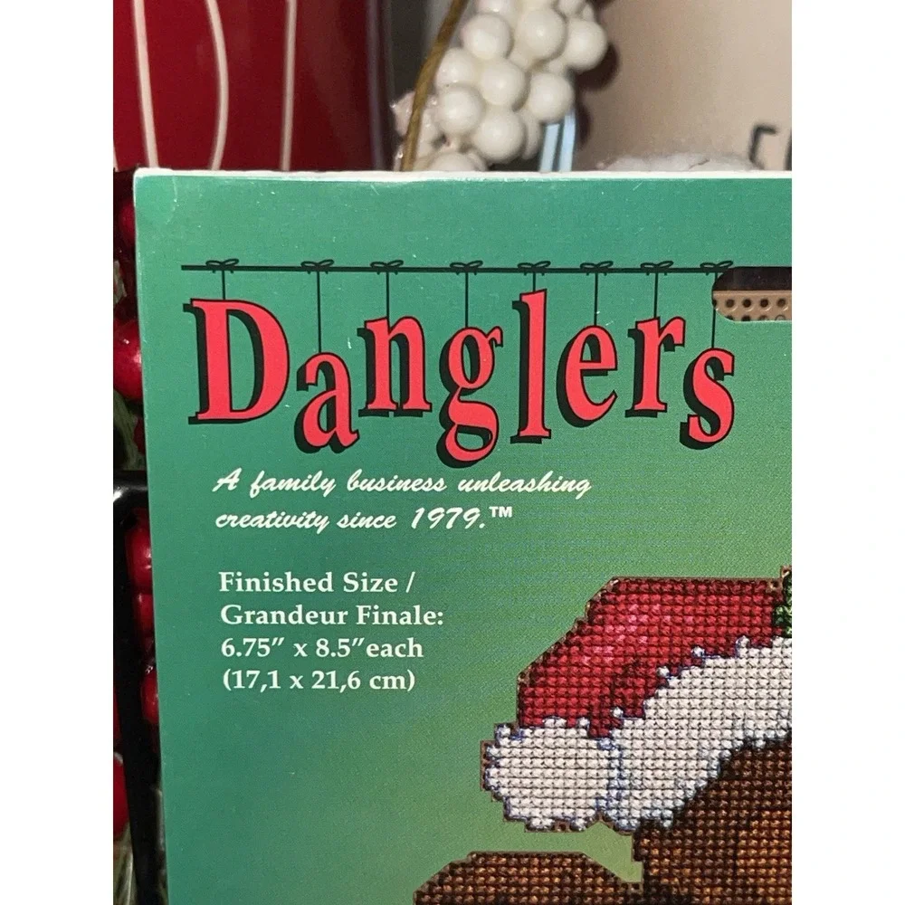 Janlynn DANGLERS COUNTED CROSS STITCH KIT #157-88 Beary‎ Christmas